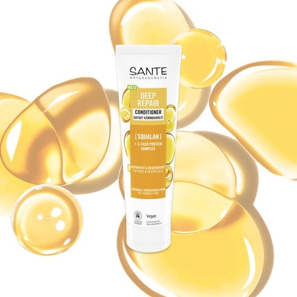 Condiționator Sante Naturkosmetik, Deep Repair cu Squalan, 170 ml