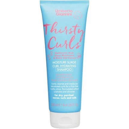 Șampon Umberto Giannini Thirsty Curls pentru bucle uscate, 250ml