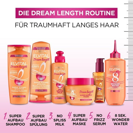 Șampon L'Oréal Paris Elvital, Refill, ulei de ricin, 500 ml, portocaliu