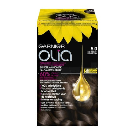 Culoare pentru păr, Garnier Olia 50, Maro