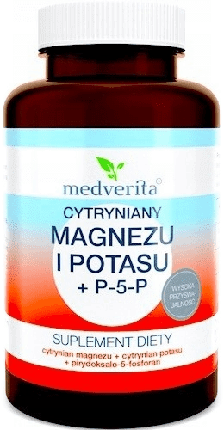 Medverita Magnesium and Potassium Citrate P-5-P, 50 Capsule