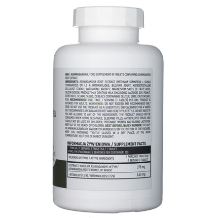 Ostrovit Ashwagandha - 200 comprimate