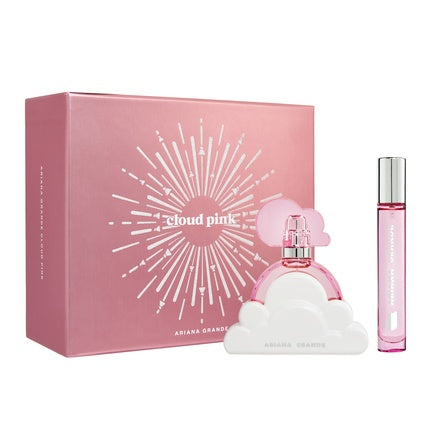 Set Parfum Ariana Grande Cloud Pink, 30 ml + 10 ml, cutie roz