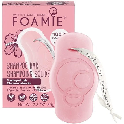 Șampon Solid, Foamie, Hibiscus, păr deteriorat