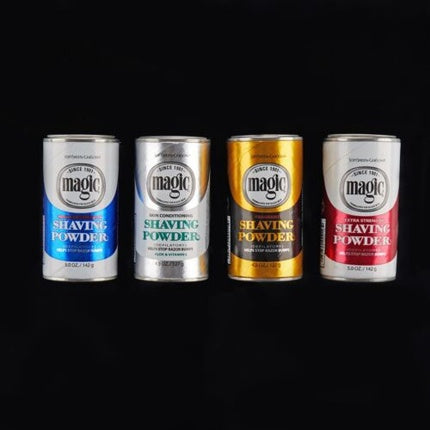 Cremă de bărbierit Magic, pudră parfumată, 165g