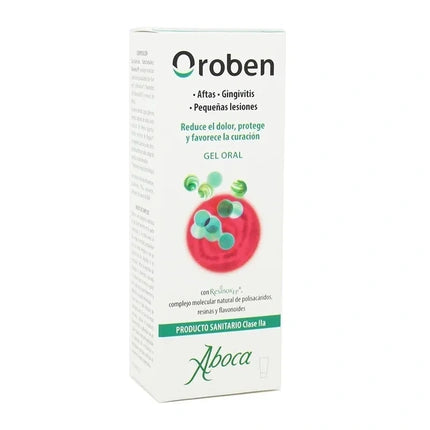 Gel Oral Aboca Oroben pentru Aftă, Gingivită și Ulcerații Bucale, 15ml