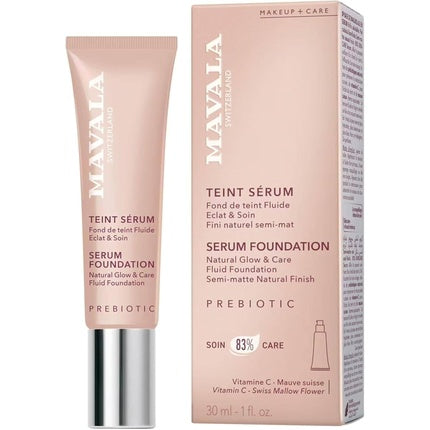 Fond de ten lichid Mavala Teint Sérum Natural Glow & Care, 30 ml