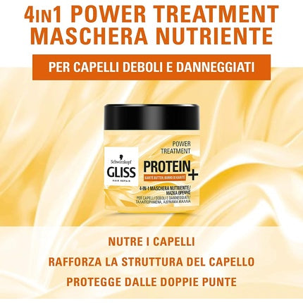 Mască de păr nutritivă Schwarzkopf Gliss Hair Repair 400ml