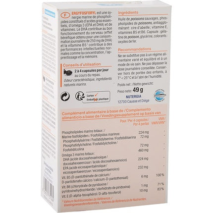 Supliment Nutergia Ergyfosforyl, 60 capsule
