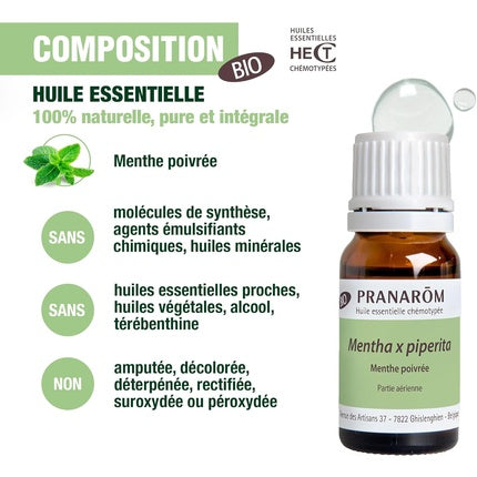 Ulei esențial, Pranarôm, peppermint, 10ml