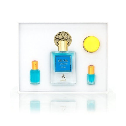 Set Parfum Ayat Prestige Complete Musk, 50ml + Uleiuri + Cremă
