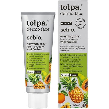 Cremă enzimatică, Tolpa, 40 ml, anti-puncte negre