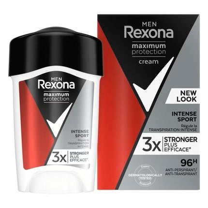 Rexona Men Deostick Max Pro Intense Sport, 97g, Alb/Negru/Roșu