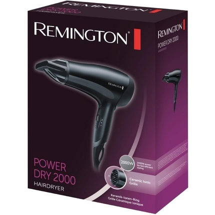 Uscător de păr Remington D3010, negru, putere 2000W