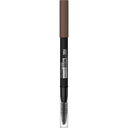 Gel pentru sprâncene, Maybelline New York, Tattoo Brow 05, maro mediu