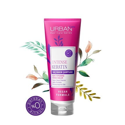 Șampon, Urban Care, Intense Keratin, roz, 250ml