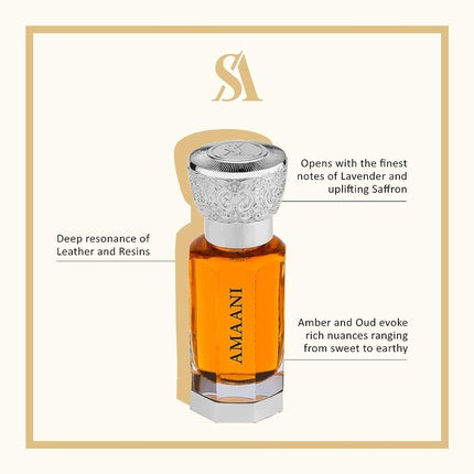Ulei Parfum Concentrat, Swiss Arabian, Amaani, 12ml