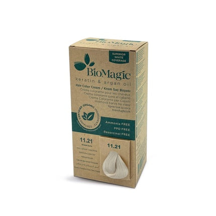 Vopsea de păr, Biomagic, 11/21 Blond Cristal Extra Deschis, 250g