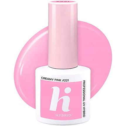 Esmă de unghii Hi Hybrid #221 Creamy Pink, 5ml