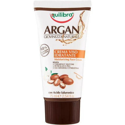 Cremă hidratantă față, Equilibra, argan 75ml