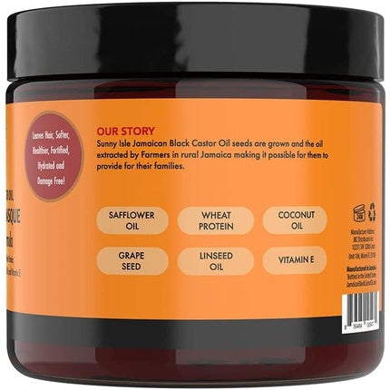 Masca de păr Sunny Isle Jamaican Black Castor Oil Intensive Repair Masque, 16 Fl Oz