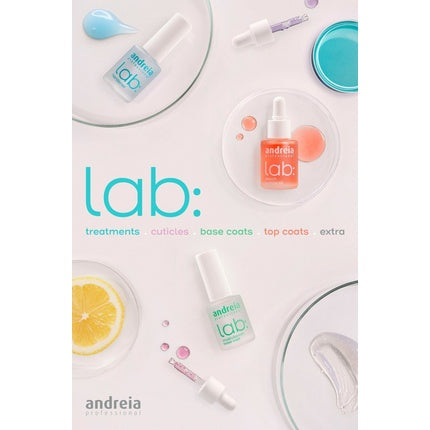 Tratament unghii, Andreia Professional, LABOR, peach, transparent