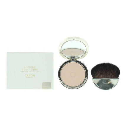 Pudră semiliberă Caron Translucide - 5.6g, ambalaj argintiu