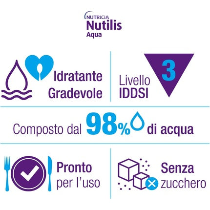 Gel Nutritiv, Nutricia Nutrilis Aqua, Menta, 125g x12