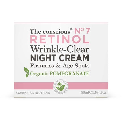 Cremă de noapte Retinol, The Conscious, 50ml, Piele întinerită