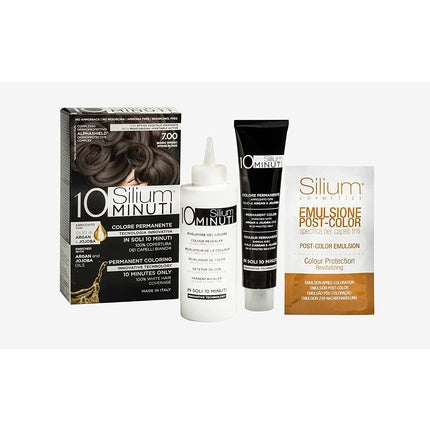 Vopsea Permanentă pentru Păr, Silium Cosmetics, 10 Minute Chocolate Dark Blond 6.05, 180g