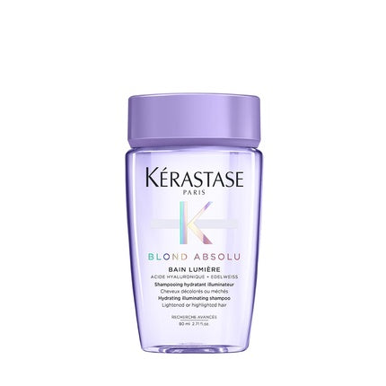 Șampon Kérastase Blond Absolu Bain Lumière, Travel Size, 80ml, violet