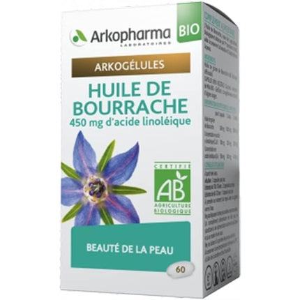 Arkopharma Arkogelules Borage Oil, Capsule BIO, 60 buc