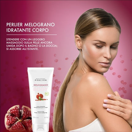 Loțiune de corp Perlier Pomegranate, 250 ml, alb