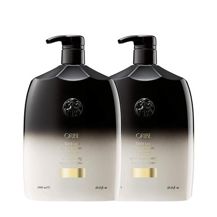 Set Șampon și Conditioner Oribe Gold Lust, 1 Litru, Negru și Alb