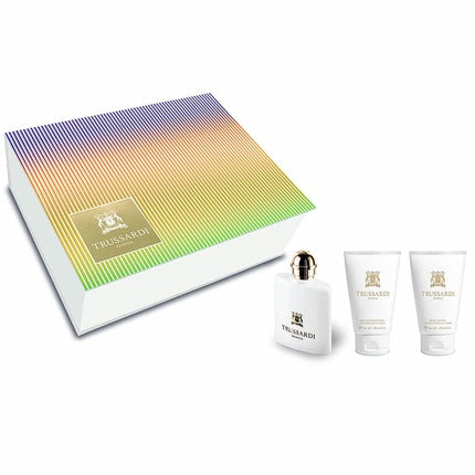 Set Parfum Trussardi Donna Weekend Limited Edition, Alb, Set Cadou Parfum