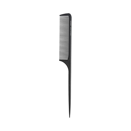 Set pieptene T4B LUSSONI Lift Tail Carbon, anti-static, negru