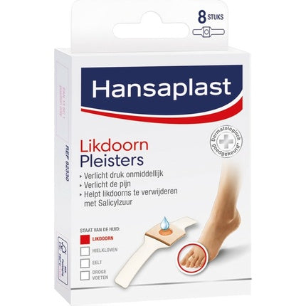 Plasturi anti-bătături, Hansaplast, 8 buc, crem
