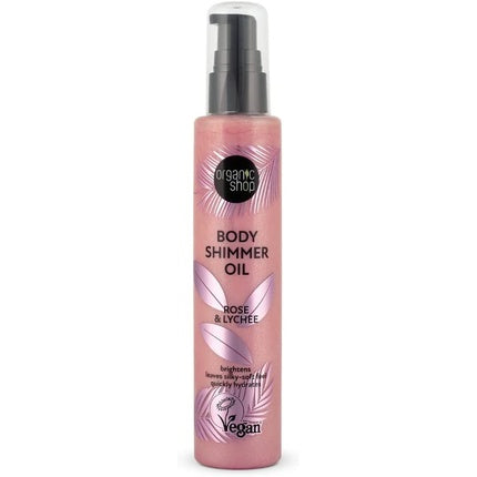 Ulei de corp, Organic Shop, Rose & Lychee, 100ml