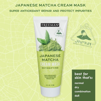 Mască cremă, Freeman, Japanese Matcha, verde