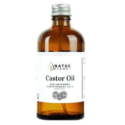 Ulei de Ricin, Natur Planet, 100ml, Ambalaj sticlă ambră
