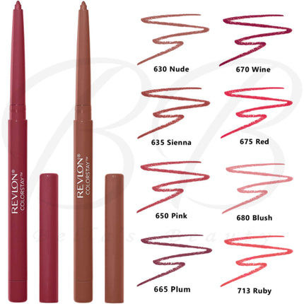 Ruj Mat Revlon ColorStay, 8 Ore Rezistent, Cu Creion Contur, Nuanțe Diverse