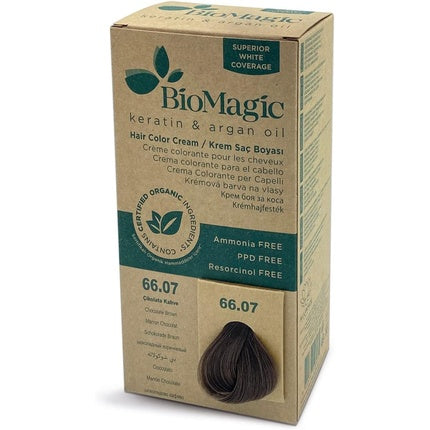Vopsea păr, BioMagic, 66.07, ciocolatiu
