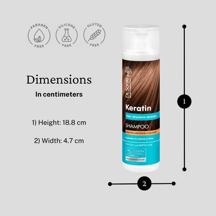 Șampon, Dr.Sante, Keratin, 250ml