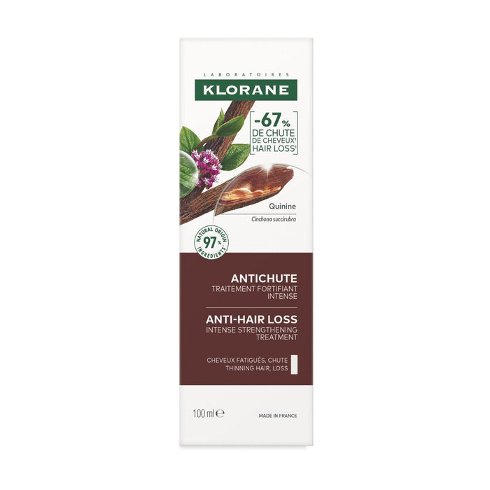 Ser pentru păr Klorane Chinina și Floare de colț, fortifiant, împotriva căderii părului, vegan, 100 ml