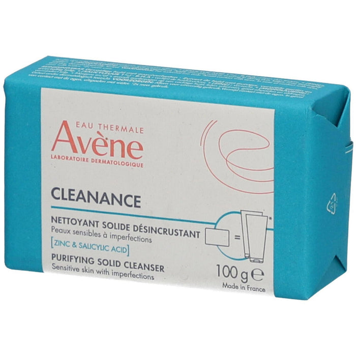 Săpun solid de curățare Avène Cleanance, purifiant, pentru ten sensibil cu imperfecțiuni, 100 g