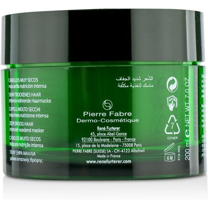 Masca nutritivă intensă, Rene Furterer, karité Nutri, 200ml