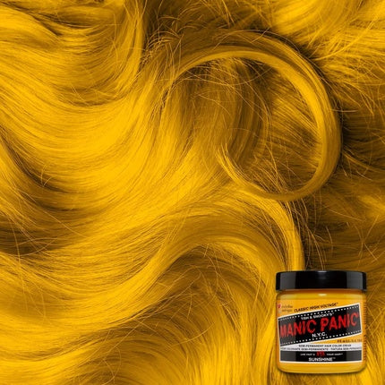 Vopsea de păr semi-permanentă, Manic Panic, Sunshine, vegană