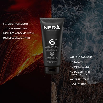 Lotion Solară Nera Pantelleria SPF 6, 200 g
