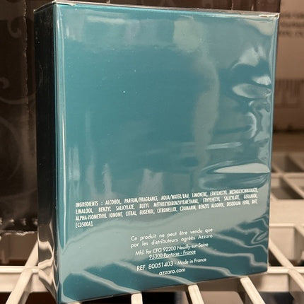 Eau de Toilette, Azzaro, Chrome Aqua, turcoaz
