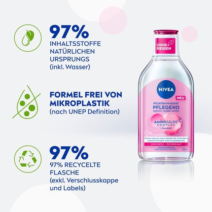 Apa micelară Nivea, 400 ml, pentru piele uscată